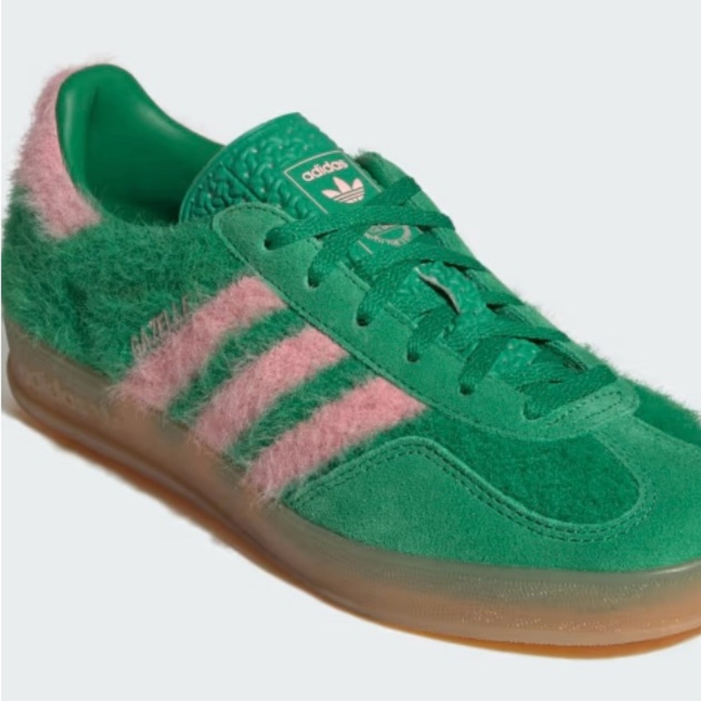 Adidas Fuzzy Green and Pink Sneakers